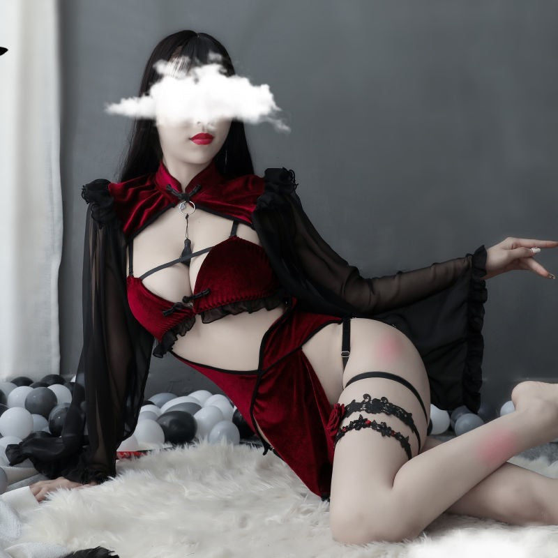 Enchanting Cheongsam Witch Lingerie Costume