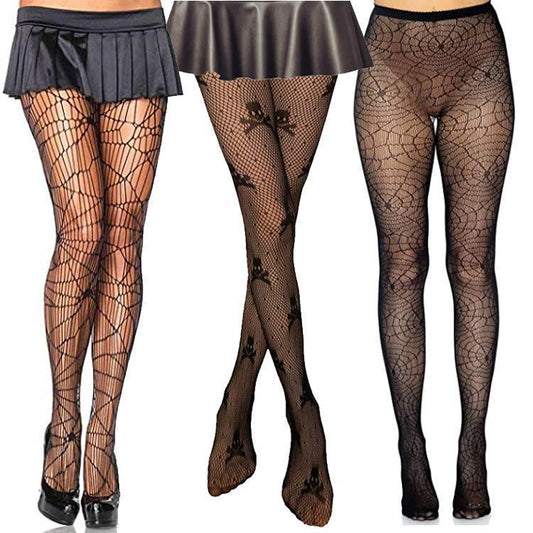 Women's Halloween Spider Fishnet Stockings Pantyhose